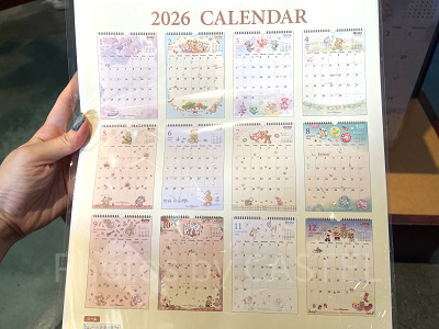 壁掛けカレンダー（ダッフィー＆フレンズ）