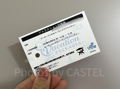 バケパのアトラクション利用券とは？