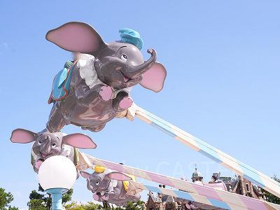 爆買い，格安 Disney ディズニー ダンボ&ティモシー ダンボ 象 置物