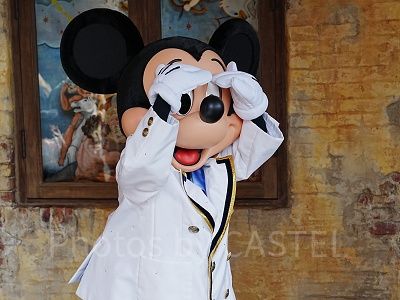 ディズニーシープラザ キャラクターグリーティング ミッキー 衣装 仮装