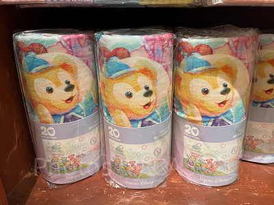 ワイドバスタオル(ダッフィー20周年カラフルハピネスグッズ)