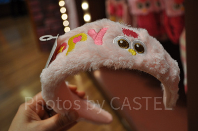 モッピーの文字入り幅広カチューシャ