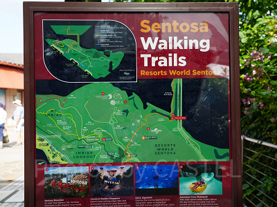 ウイングスオブタイム：セントーサ島のトレイルルート