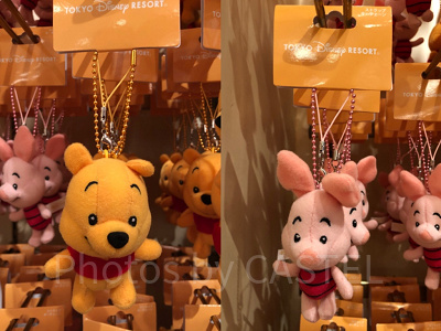 プーさん＆ピグレットぬいぐるみストラップ