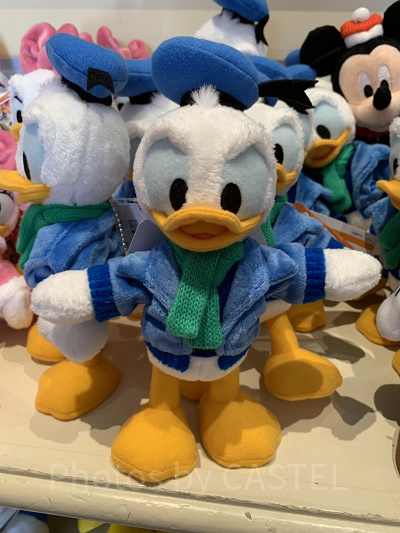 冬版ドナルドのポージープラッシー(ぬいぐるみ)