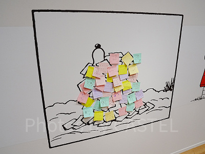 スヌーピー宛にメッセージを書いてみよう