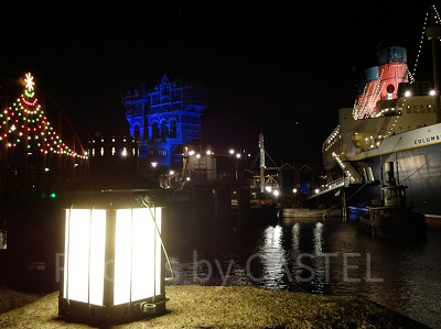 フォトスポットの看板が目じるし