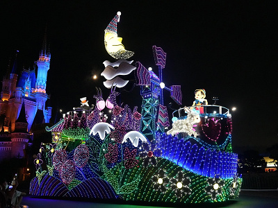 エレクトリカルパレード 登場フロート キャラクターの順番まとめ