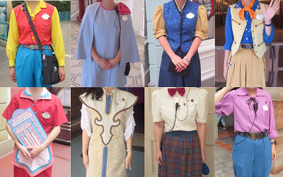 ランド編 ディズニーキャストのコスチューム30種類 制服を写真で比較 ハニーハントにはなんとアレが7種類