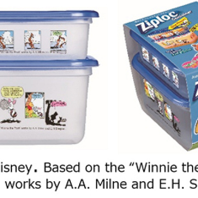 2021年ディズニージップロック⑤：コンテナー480ml,820ml 各1個入り