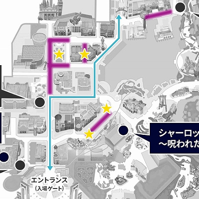 2021年のハロウィーンマップ／ユニバ