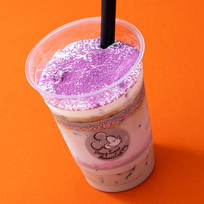 アイス紫イモカフェラテ