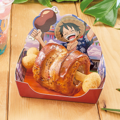 ルフィの肉ー！ ラズベリー＆塩キャラメルムース