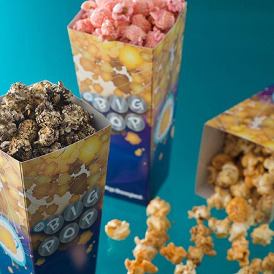 3種類のポップコーン