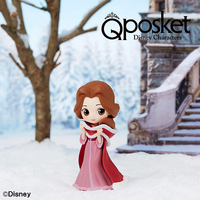 雪景色とのコントラストがうつくしいベルのフィギュア