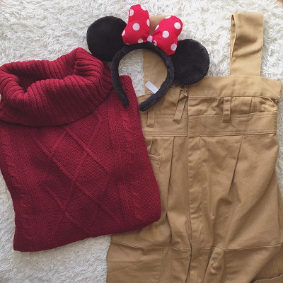 サロペットで動きやすくかわいいコーデ