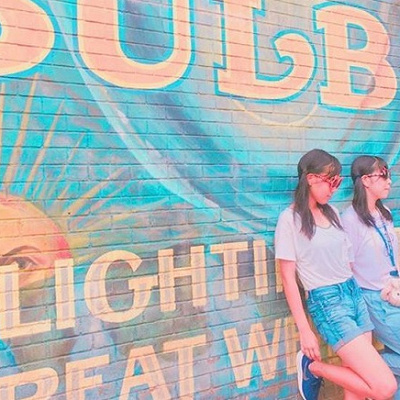 インスタグラマーの間で人気な壁。