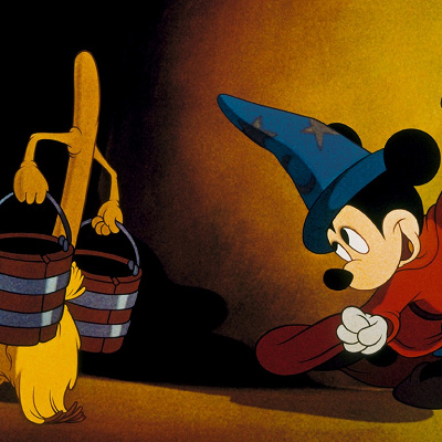 映画「ファンタジア」での登場シーン