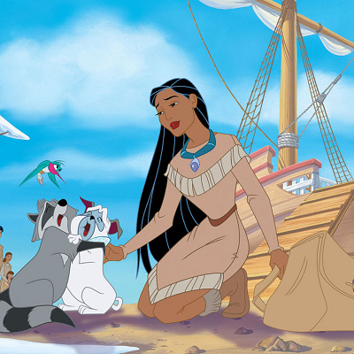 映画「ポカホンタス2」のワンシーン