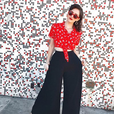 大人アロハシャツコーデ