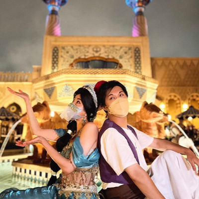 アラジンとジャスミン仮装