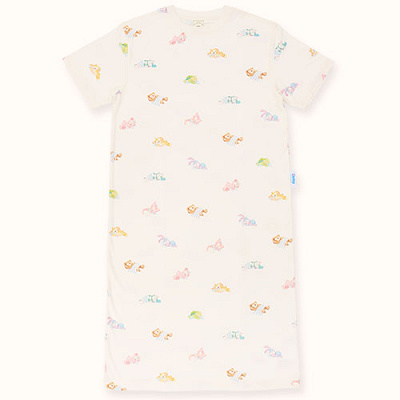 総柄ワンピース 〈gelato pique〉