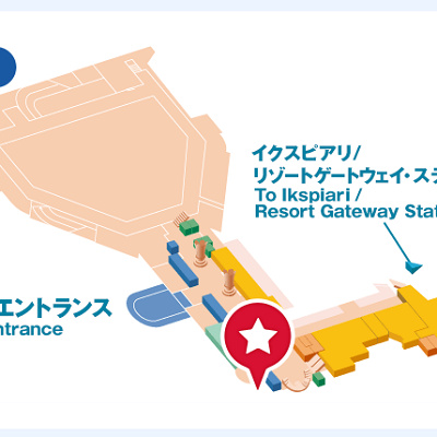アンバサダーホテル・ディズニーリゾートクルーザーバス停地図