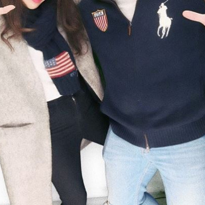 アメリカ国旗リンクコーデ