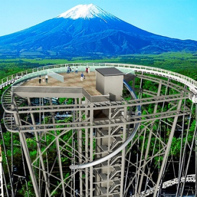 富士山の雄姿を楽しめる展望台