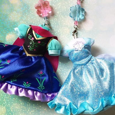 アナとエルサのドレスストラップ