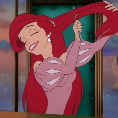 アリエルは金髪になる予定だった