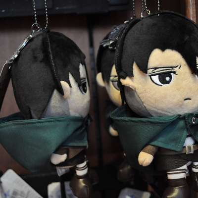 進撃の巨人ぬいぐるみキーホルダー（リヴァイ）