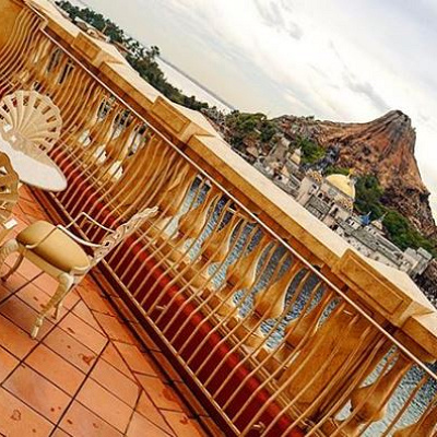 ホテル・ミラコスタのバルコニー