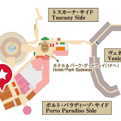 宴会場の地図