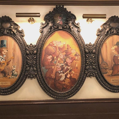 テディ・バラの楽屋カントリーベア・シアターのクマたち