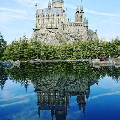 美しい逆さホグワーツ