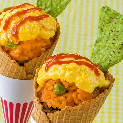 牛カルビコーン（オムライス）