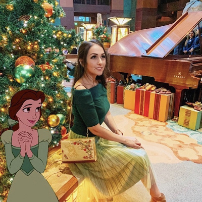 ベルコーデ（グリーンドレス）