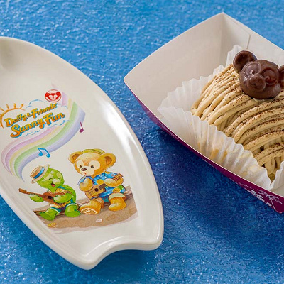 紅茶のモンブラン、スーベニアプレート付き