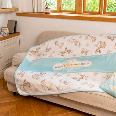 ブランケットと収納用巾着袋