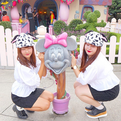 ブラウススカートコーデ