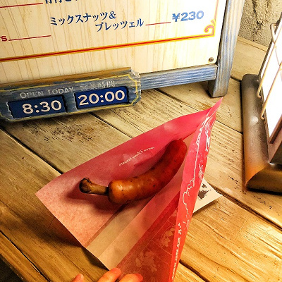 骨付きソーセージ