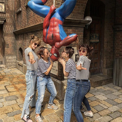 ボーダーGIRLコーデ