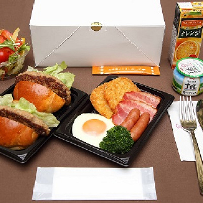 東京ベイ舞浜ホテルの朝食：モーニングボックス（弁当）