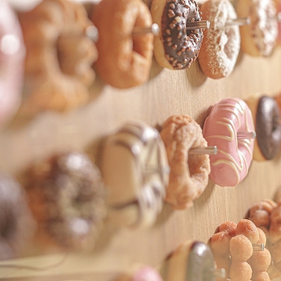 オリエンタルホテルユニバーサルシティの朝食　ドーナッツウォール