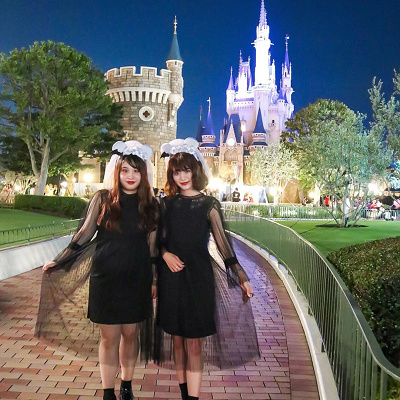 花嫁カチューシャコーデ③