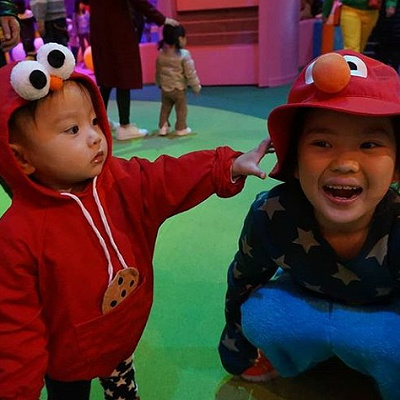 きょうだいも仲良くユニバコーデ