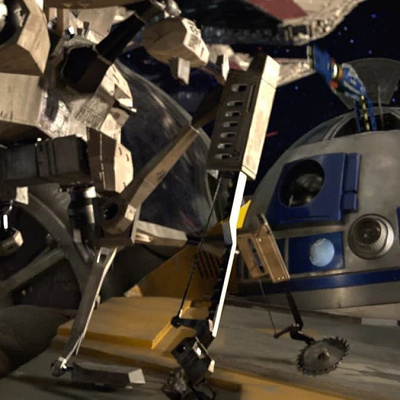 バズ・ドロイドとR2-D2