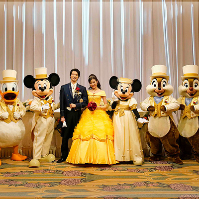 結婚式でディズニーキャラクターを呼ぶことができる？！