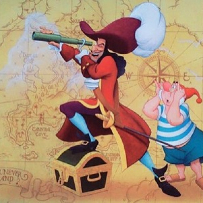 ポスターのフック船長